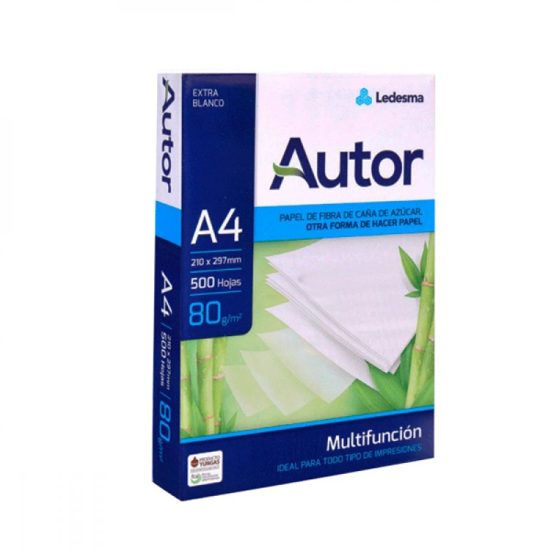 Папір для друку AUTOR A4, 80 г/м2, 500 арк., білий
